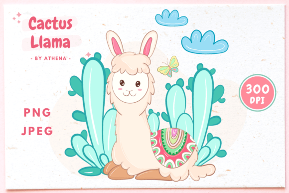Download Cactus Valentine Llama Animal Craft - Cactus valentine Collection