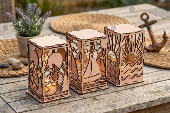 Download Laser Cut Summer Lantern SVG Bundle - Bundle Collection
