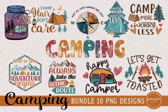 Download Camping Bundle Sublimation - Bundle Collection