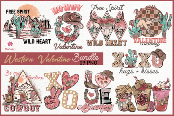 Download Western Valentines Day Bundle - Bundle Collection