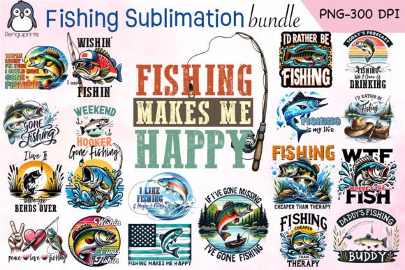 Download Fishing Sublimation Bundle - Bundle Collection